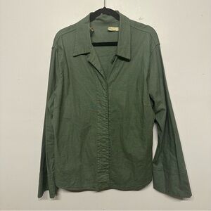 Cynthia Ashby Linen Cotton Shirt Jacket Shacket
